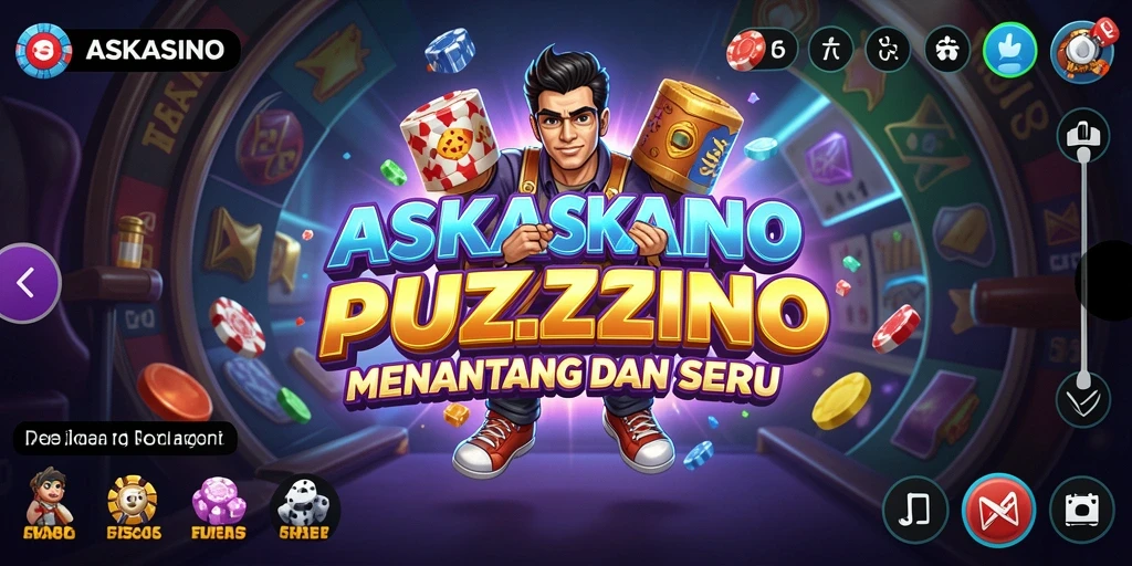 Tampilan gameplay ASKASINO dengan berbagai puzzle menantang.