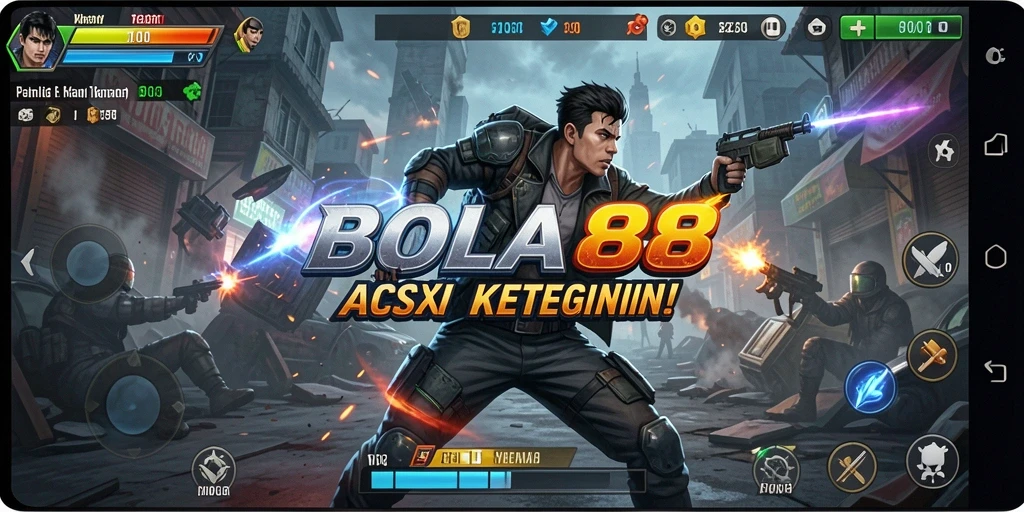 Tangkapan layar BOLA88 menampilkan aksi mendebarkan dalam permainan.
