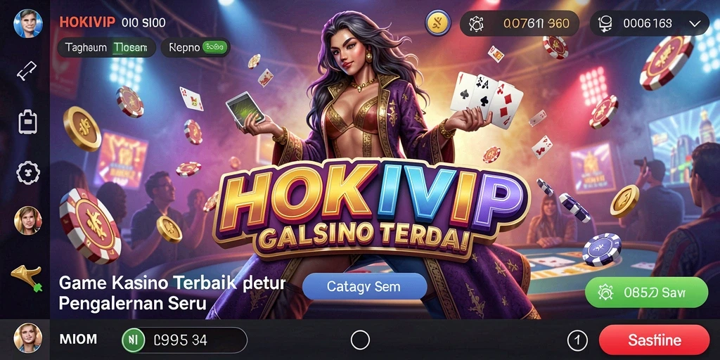 Tampilan gameplay Kasino yang menegangkan dan mengasyikkan di HOKIVIP.