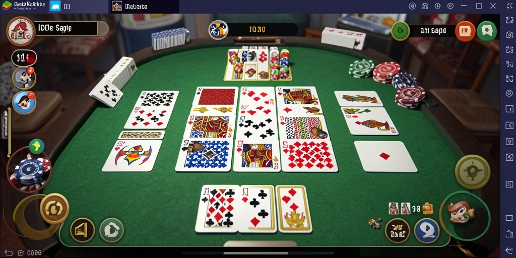 Tampilan gameplay Gaple yang seru dan interaktif di ID098.