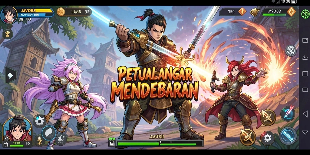 Gameplay seru di JAVO88 dengan karakter Anime yang menarik.