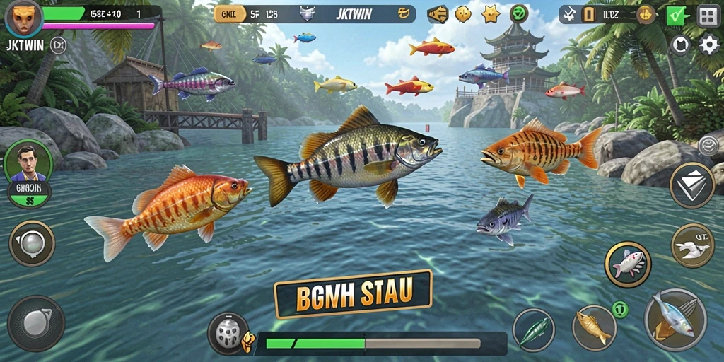 Tampilan gameplay JKTWIN yang menegangkan dan penuh aksi.