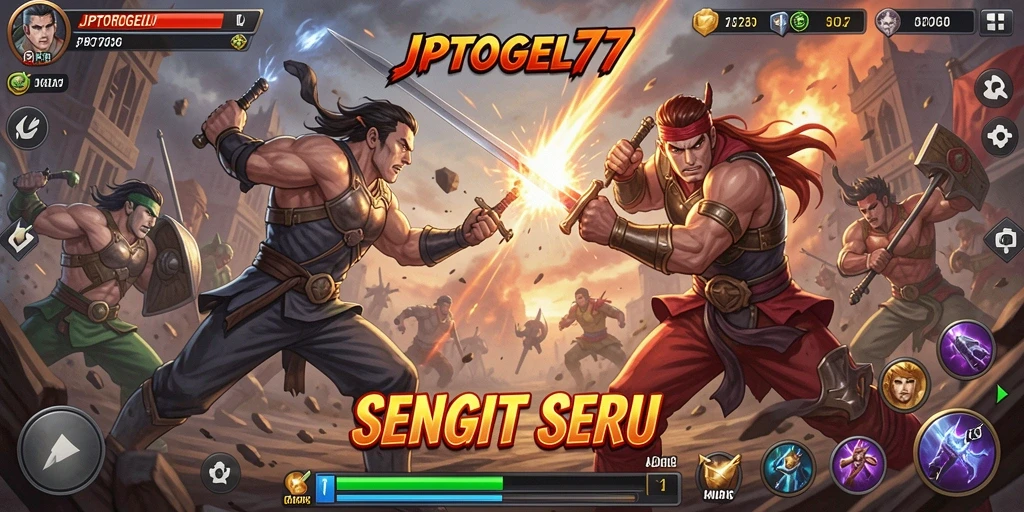 Tampak seru aksi pertarungan di JPTOGEL77.