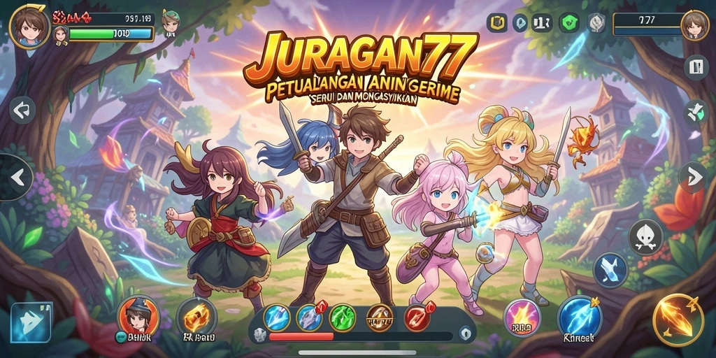 Tampilan gameplay seru dalam JURAGAN77 yang penuh aksi.