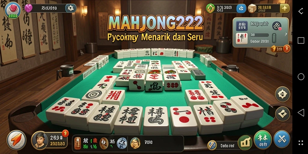 Tampilan gameplay Tycoon yang menarik dan penuh strategi di MAHJONG222.