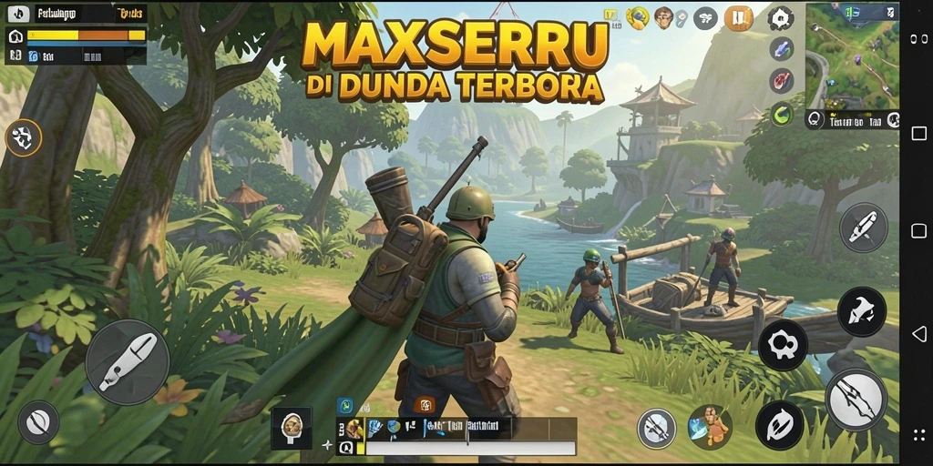 Gameplay seru di dunia Open World MAXSERU.