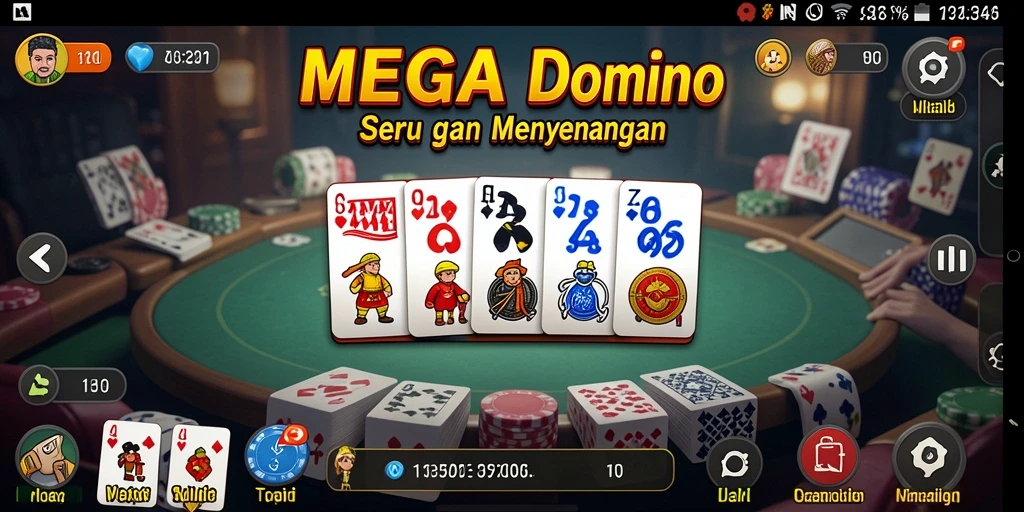 Tampilan gameplay MEGA111 yang penuh warna dan menarik.