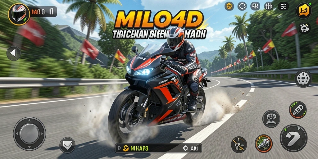 Tampilan gameplay seru dan menegangkan dari MILO4D.