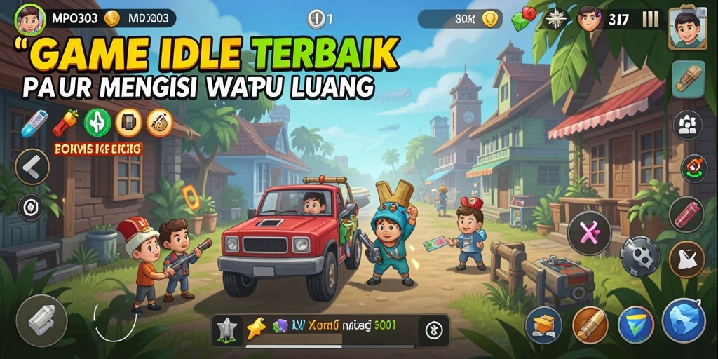 Tampilan gameplay MPO303 yang menawan dan mengasyikkan saat bermain idle.