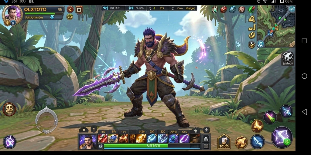 Gameplay OLXTOTO yang penuh aksi dalam dunia MMORPG.