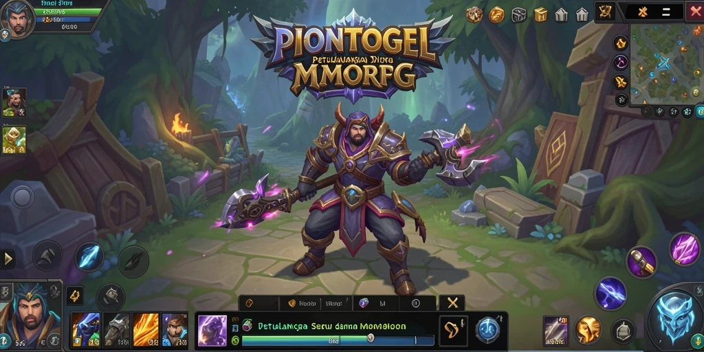 Screenshot menarik dari gameplay PIONTOGEL yang menampilkan pertempuran epik.