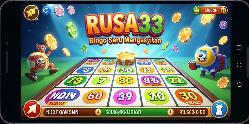 Tampilan gameplay RUSA33 yang menarik dan seru dalam permainan Bingo.