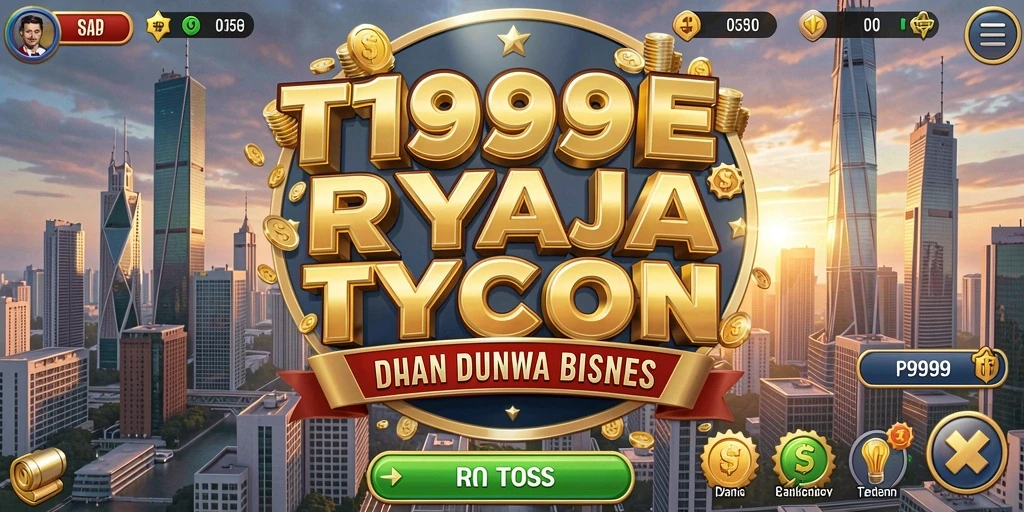 Screenshot menunjukkan pengelolaan bisnis dalam T9999 yang menarik.