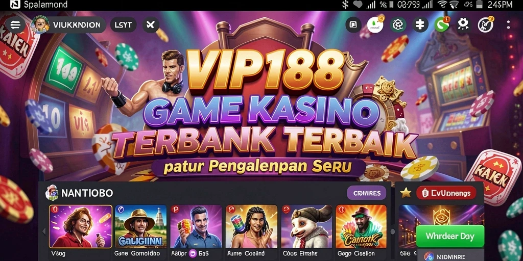 Tampilan gameplay menawan di <strong>VIP188</strong> penuh aksi kasino.