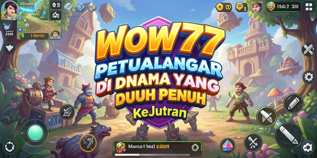 Tampilan gameplay WOW77 yang menawan dalam petualangan seru.